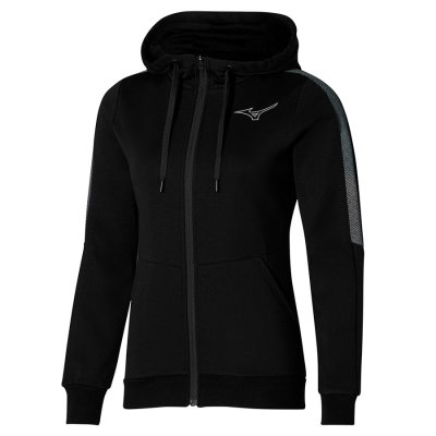 Cazadoras Mizuno Release Sweat Mujer Negros - Chile M582DTFXLZ